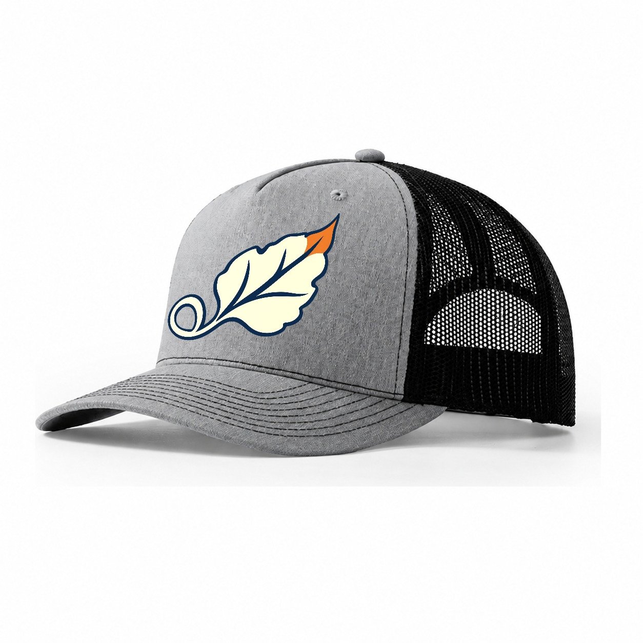 Forged Leaf Blacksmithing Trucker Hat – Sport Grey Black