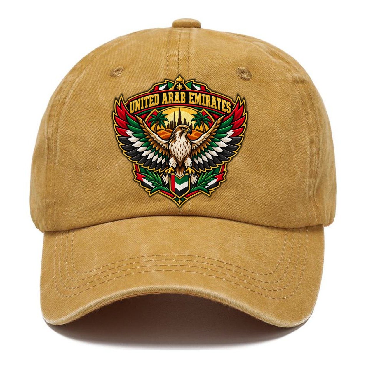 United Arab Emirates Retro Badge Country Logos Classic Cap – Golden Harvest
