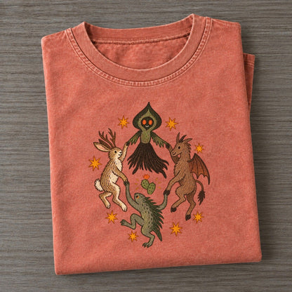 Backwoods Jig Cryptid Hoedown Vintage T-shirt – Terracotta