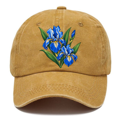 Quebec Blue Flag Iris Canada Cultural Icons Classic Cap – Golden Harvest