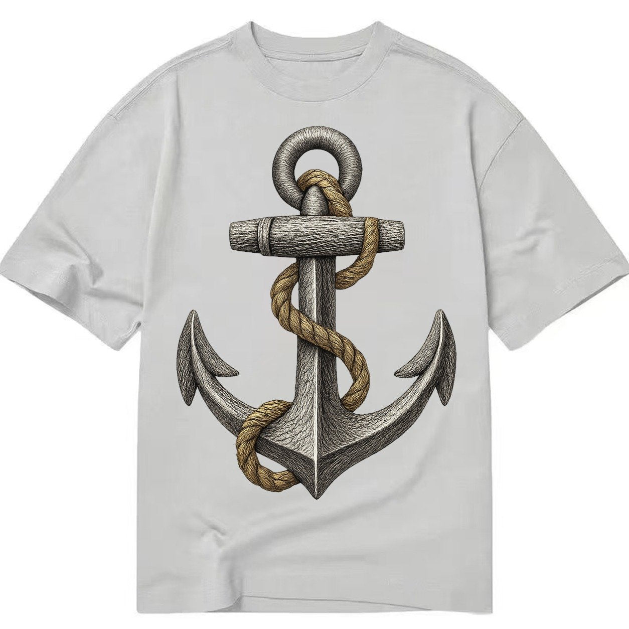 Anchor And Rope Classic T-shirt – Grey