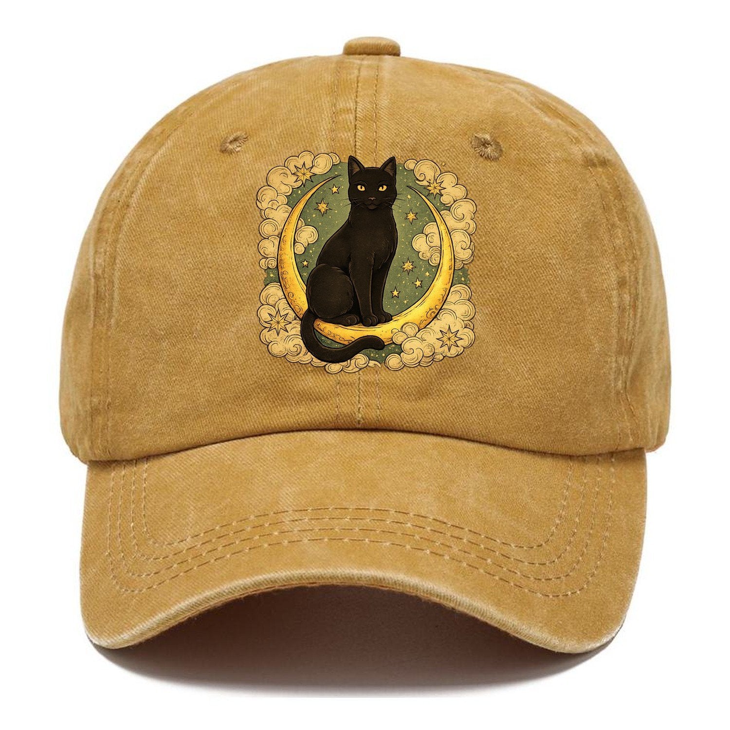 Crescent Black Cat Classic Cap – Golden Harvest