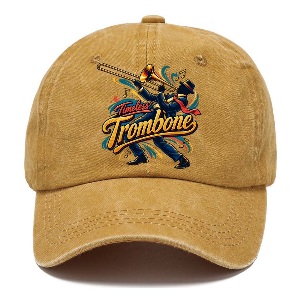 Timeless Trombone Music Instruments Classic Cap – Golden Harvest