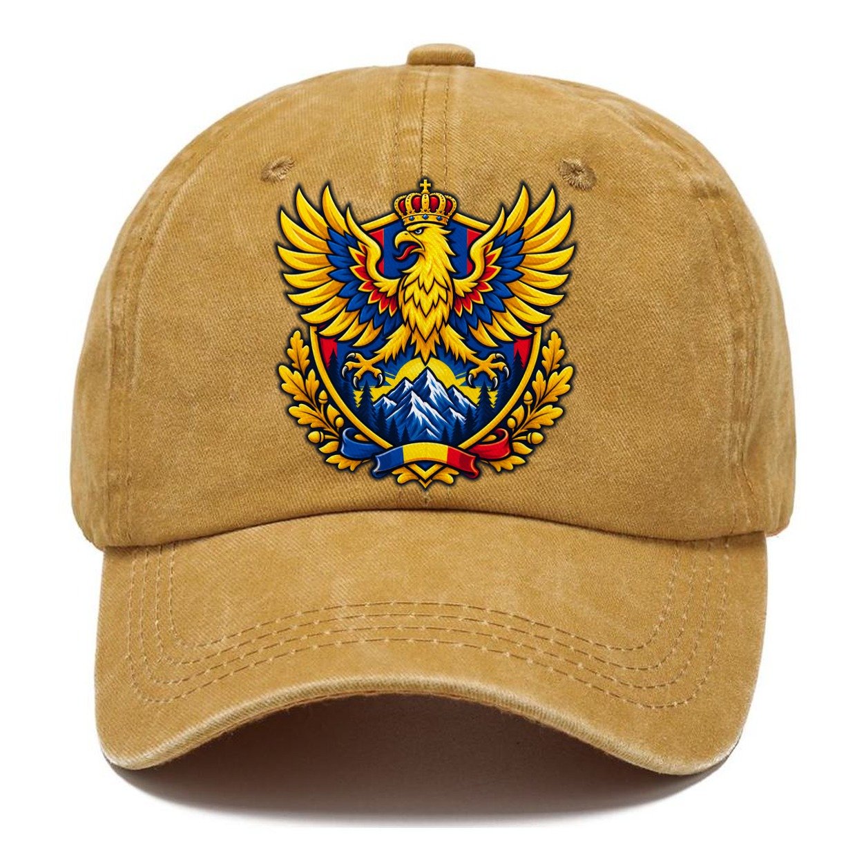 Romania Heraldic Crest Country Logos Classic Cap – Golden Harvest