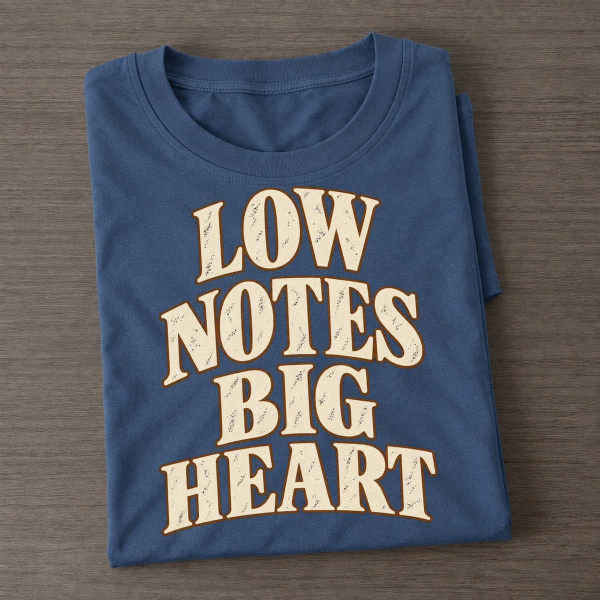 Low Notes Big Heart Pastimes Companions Classic T-shirt – Twilight Navy