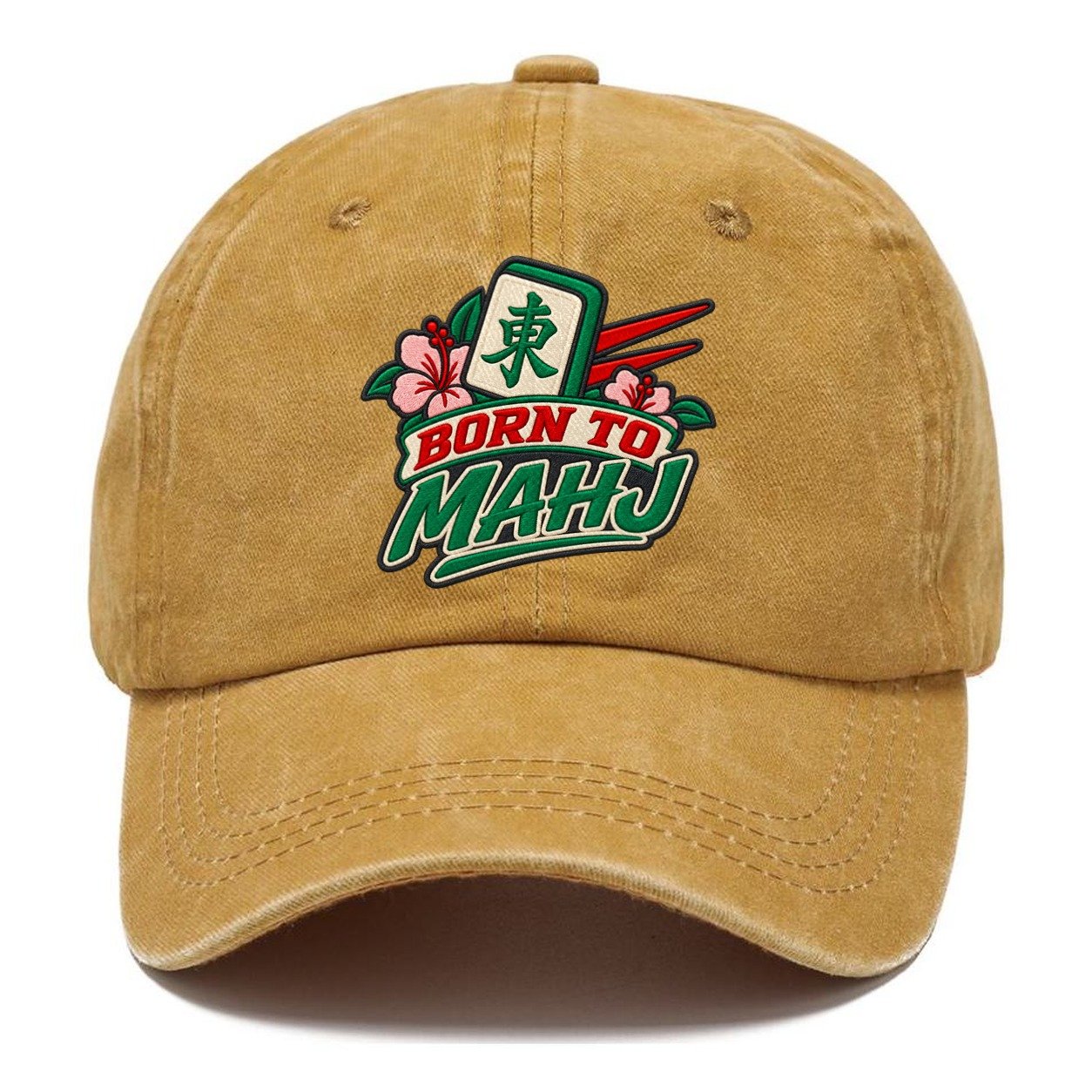 Born To Mahj Mahjong Game Night Classic Cap – Golden Harvest