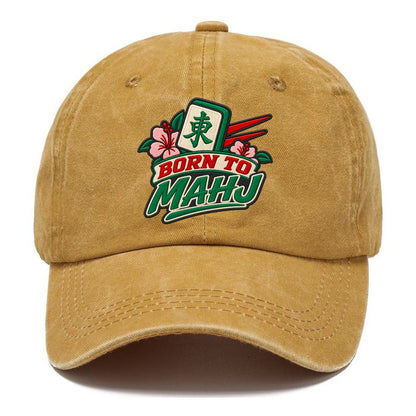 Born To Mahj Mahjong Game Night Classic Cap – Golden Harvest