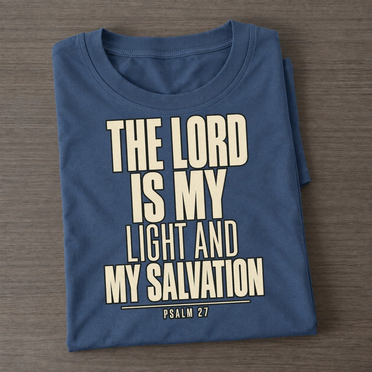 The Lord Is My Plain Gospel Classic T-shirt – Twilight Navy