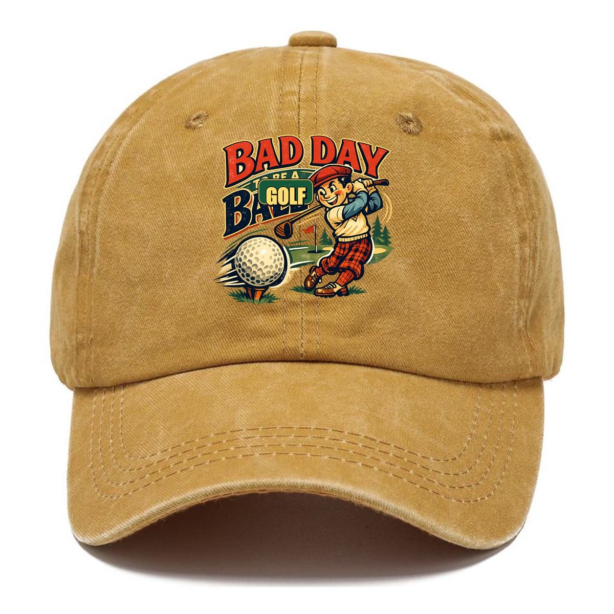 Bad Day To Be A Golf Ball Classic Cap – Golden Harvest