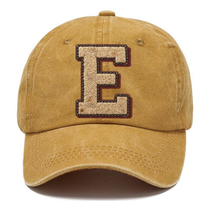 Varsity Chenille E Monogram Classic Cap – Golden Harvest
