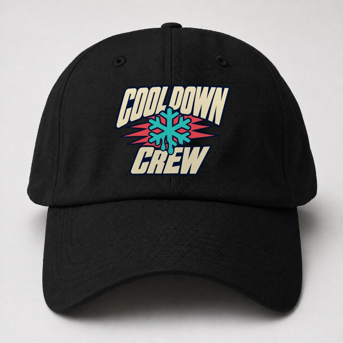 Cool Down Crew 90S Running Clubs Baseball Cap – Black