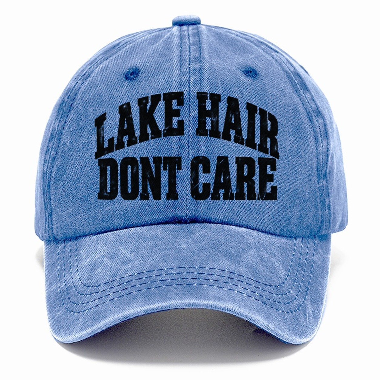 Lake Hair Dont Care Fishing Club Classic Cap – Summer Sky