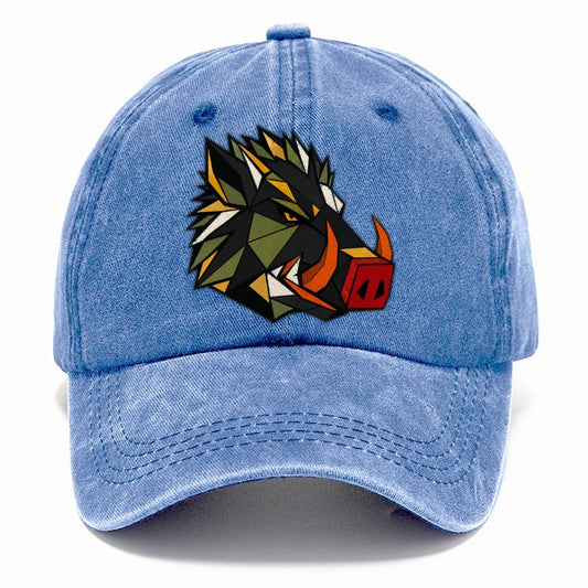Wild Boar Tusks Profile Classic Cap – Summer Sky