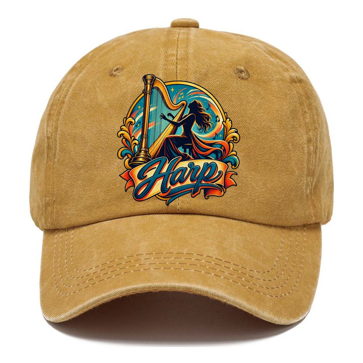 Harp Crest Music Instruments Classic Cap – Golden Harvest