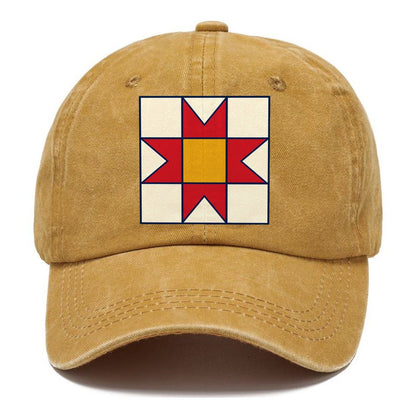 Star Block Study Sewing And Quilting Classic Cap – Golden Harvest