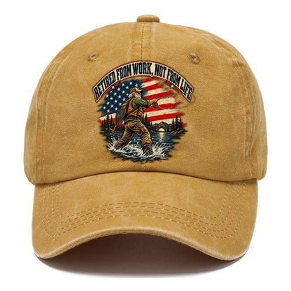 Retired From Work Not From Life Old Man Strong Classic Cap – Golden Harvest