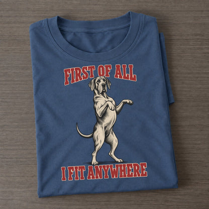 Great Dane Dog Declarations Classic T-shirt – Twilight Navy