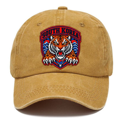 South Korea Retro Badge Country Logos Classic Cap – Golden Harvest