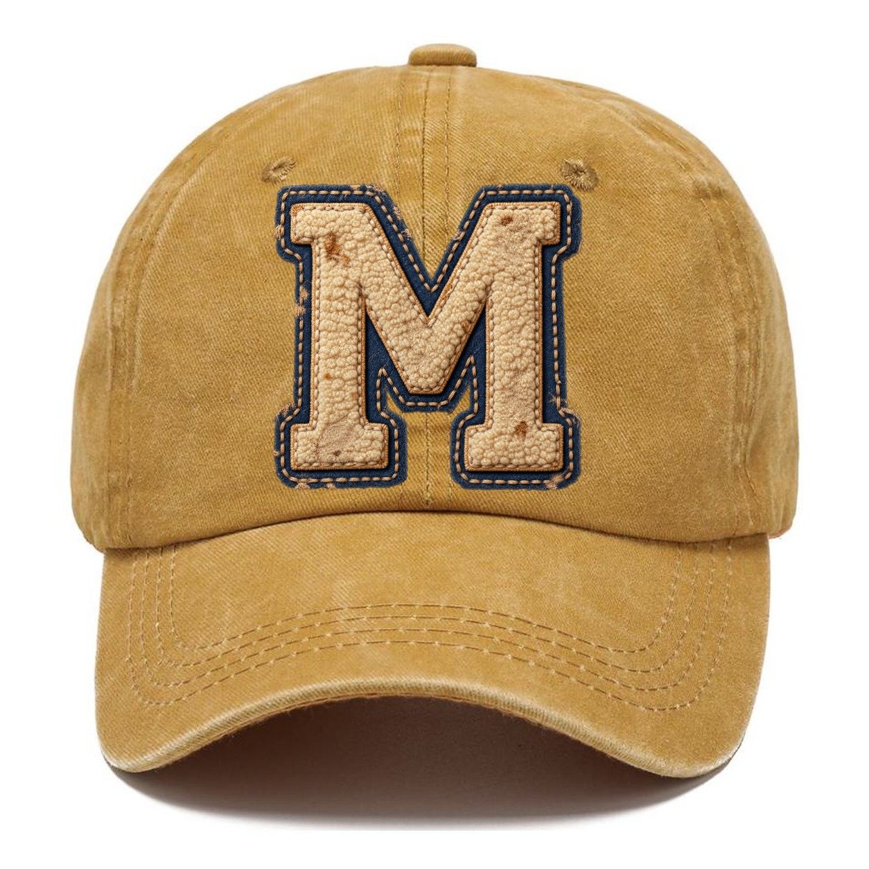 Varsity Chenille M Monogram Classic Cap – Golden Harvest