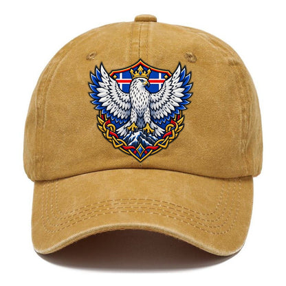Iceland Heraldic Crest Country Logos Classic Cap – Golden Harvest