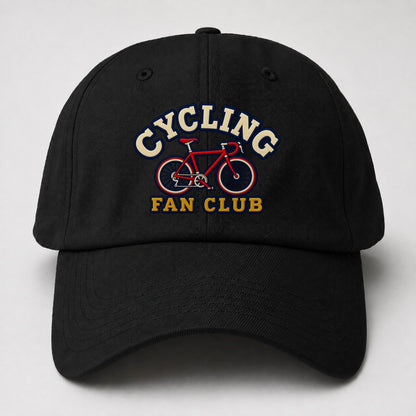 Cycling Fan Club Baseball Cap – Black