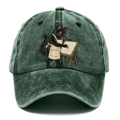Black Cat Mapmaker Sundown Familiars Classic Cap – Forest Mist
