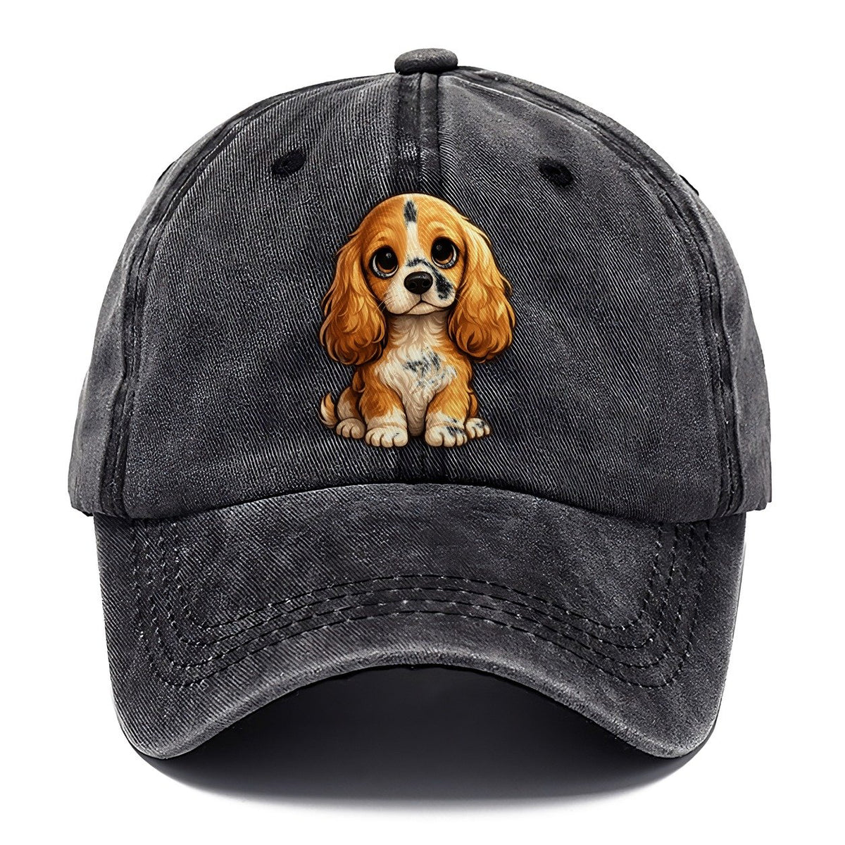 Cocker Spaniel Sitting Sweetheart Classic Cap – Graphite
