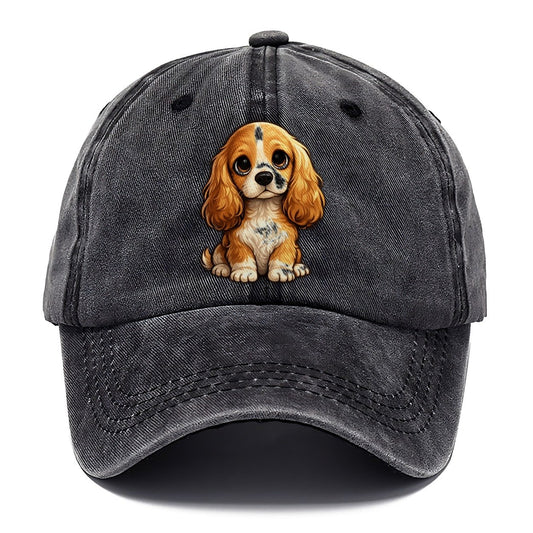 Cocker Spaniel Sitting Sweetheart Classic Cap – Graphite