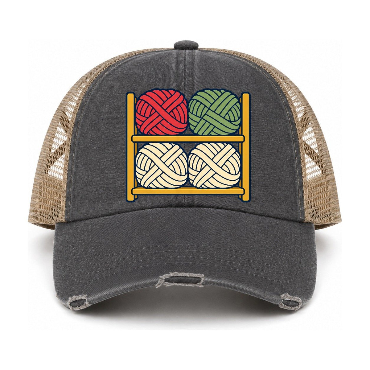 Charcoal-Khaki — front view