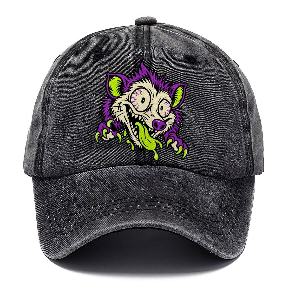 Wild Eyed Possum Crazy Styles Classic Cap – Graphite