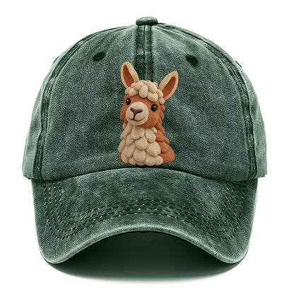 Llama Wool Cloud Classic Cap – Forest Mist