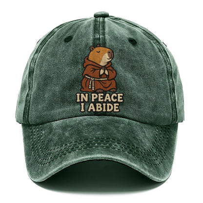 Capybara Monk Weary Court Classic Cap – Forest Mist