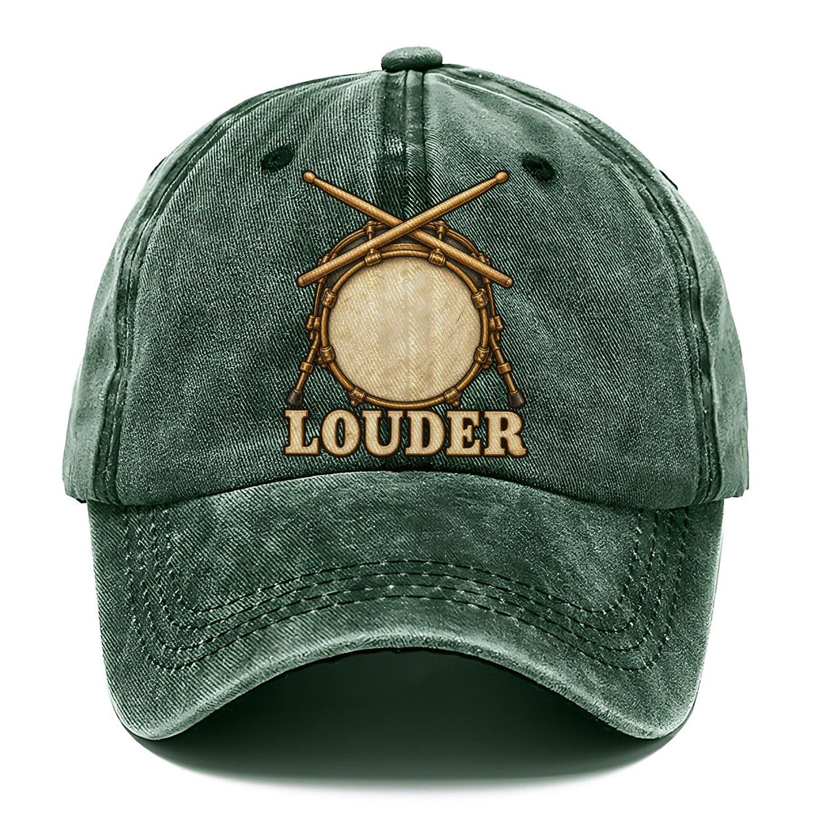 Drums Louder Fan Favorites Classic Cap – Forest Mist