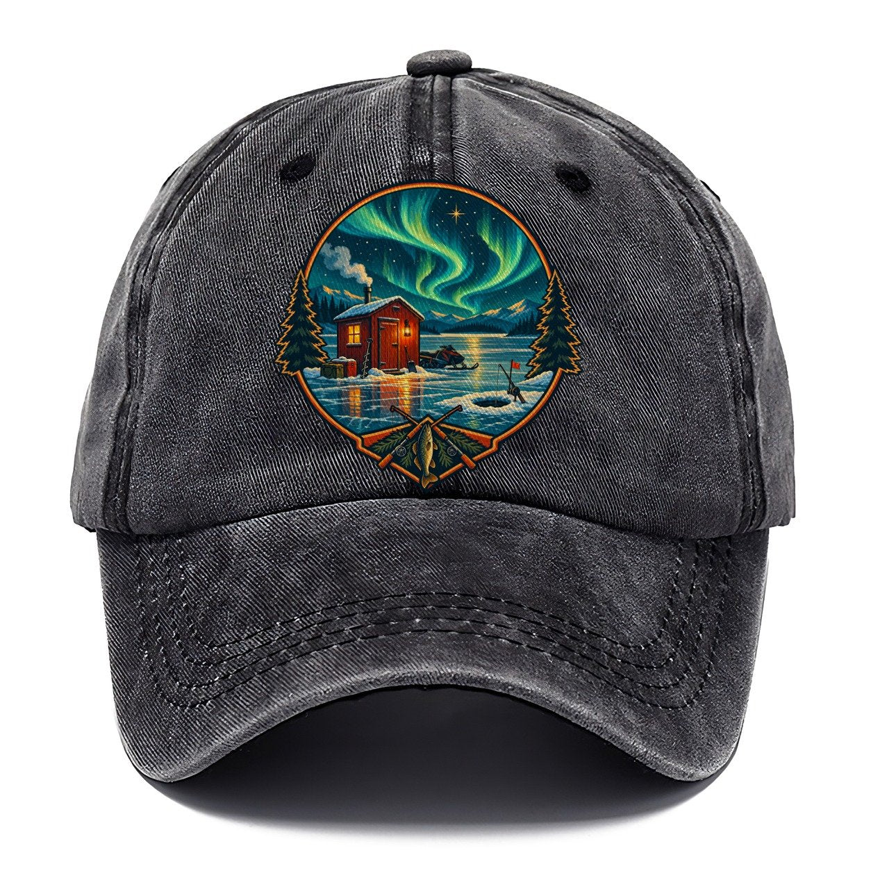 Northern Ice Shack Night Fishing Club Classic Cap – Graphite