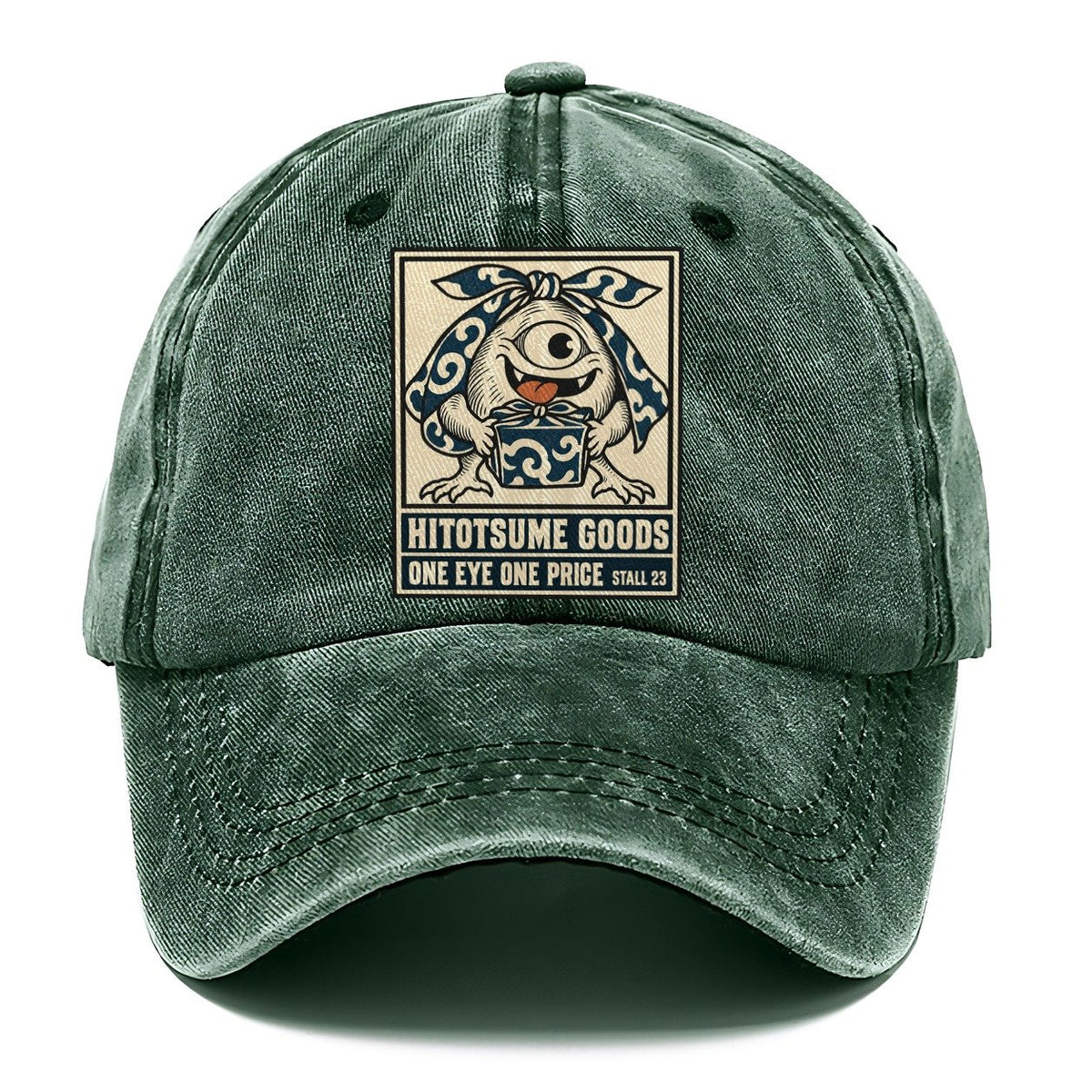 Hitotsume Goods Yokai Night Market Classic Cap – Forest Mist