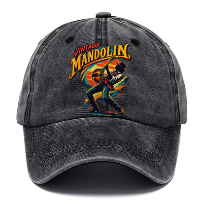 Vintage Mandolin Music Instruments Classic Cap – Graphite
