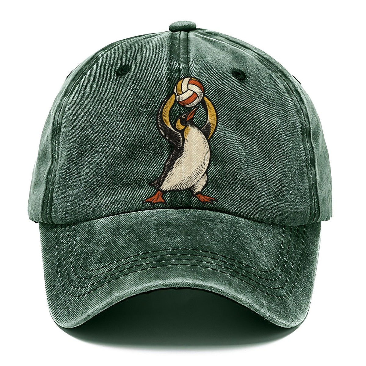Penguin Volleyball Setter Sundown Familiars Classic Cap – Forest Mist