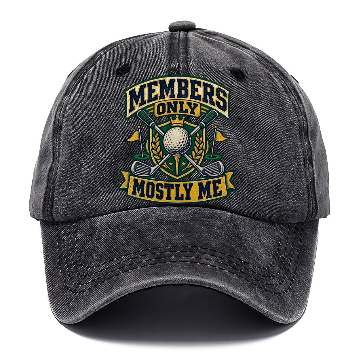 Members Only Mostly Me Golf Life Classic Cap – Graphite