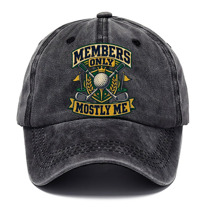 Members Only Mostly Me Golf Life Classic Cap – Graphite