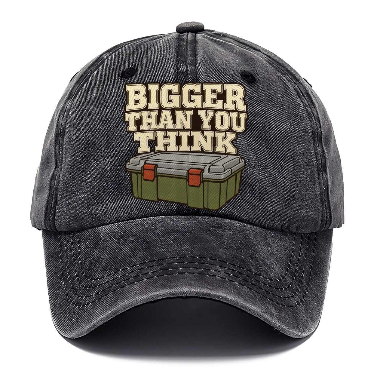 Bigger Than You Think Geocaching Classic Cap – Graphite
