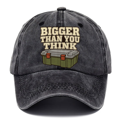 Bigger Than You Think Geocaching Classic Cap – Graphite