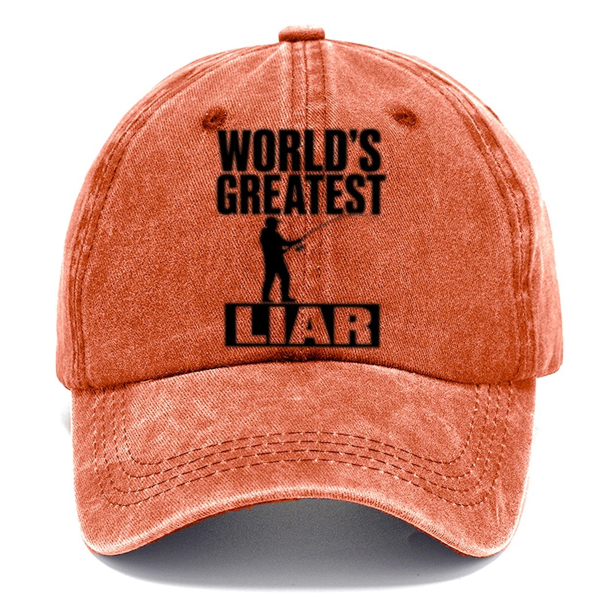 World's Greatest Liar Classic Cap – Terracotta Clay