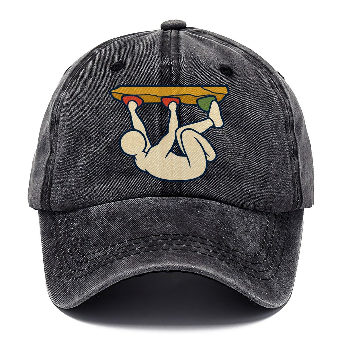 Overhang Body Position Rock Climbing Classic Cap – Graphite