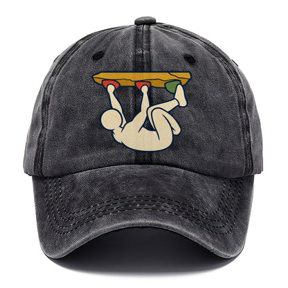 Overhang Body Position Rock Climbing Classic Cap – Graphite