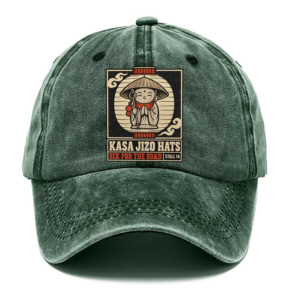 Kasa Jizo Hats Yokai Night Market Classic Cap – Forest Mist