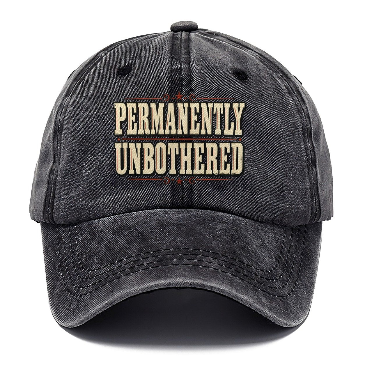 Permanently Unbothered American Wit Classic Cap – Graphite