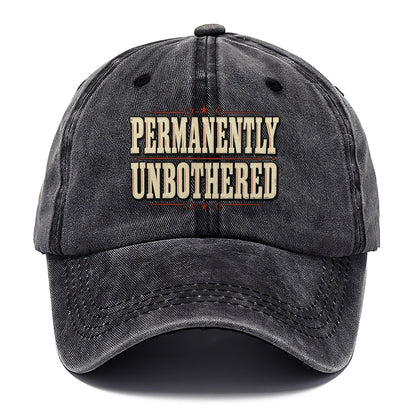 Permanently Unbothered American Wit Classic Cap – Graphite