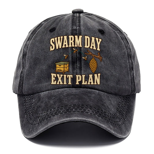 Swarm Day Exit Plan Beekeeping Classic Cap – Graphite