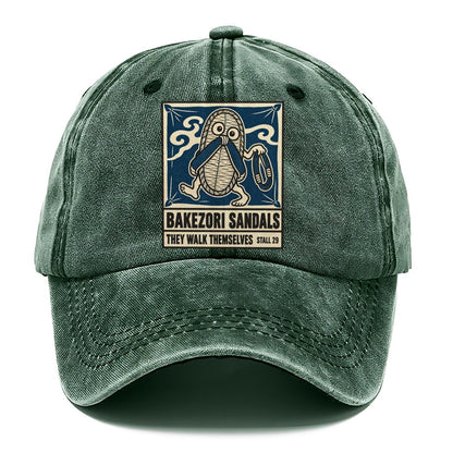 Bakezori Sandals Yokai Night Market Classic Cap – Forest Mist