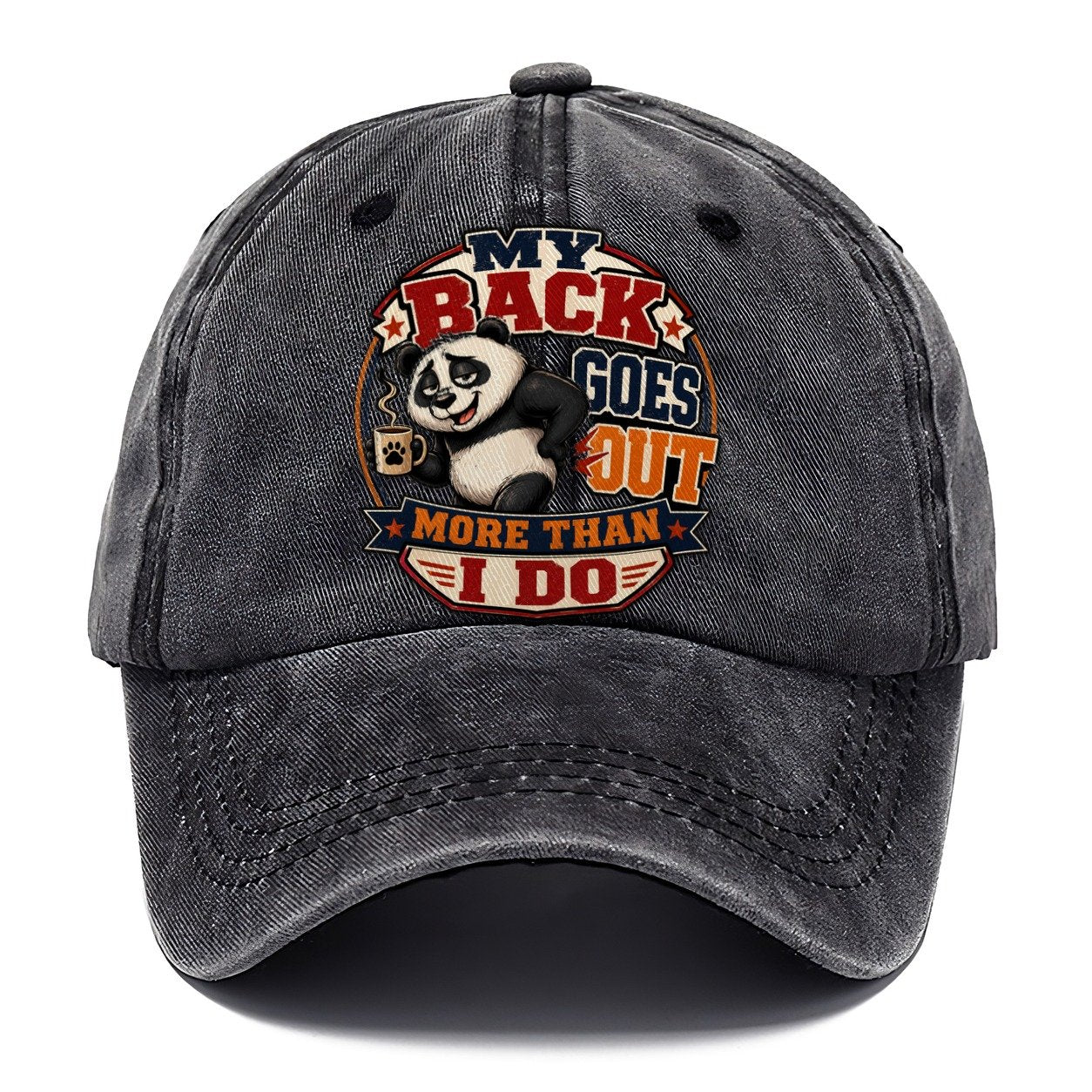 My Back Goes Out Classic Cap – Graphite